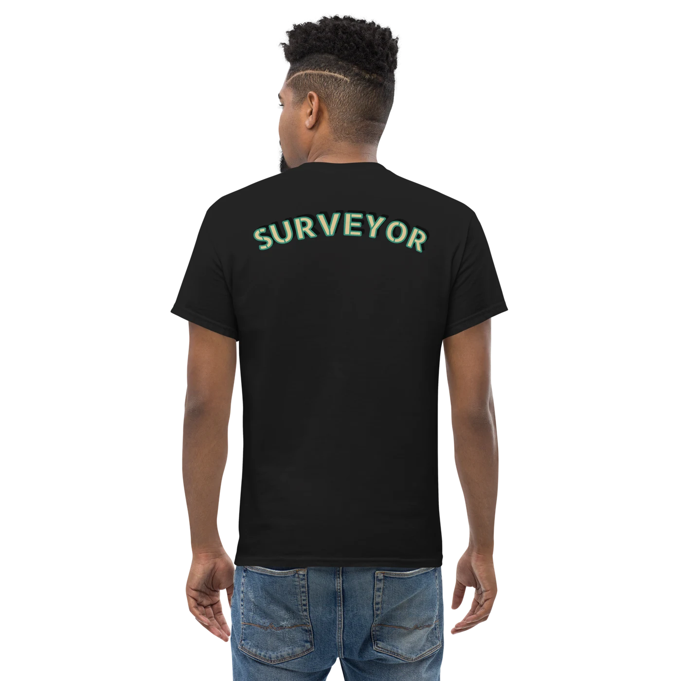 XYZ Surveyor Shirt in black, back view — image 2 of 22
