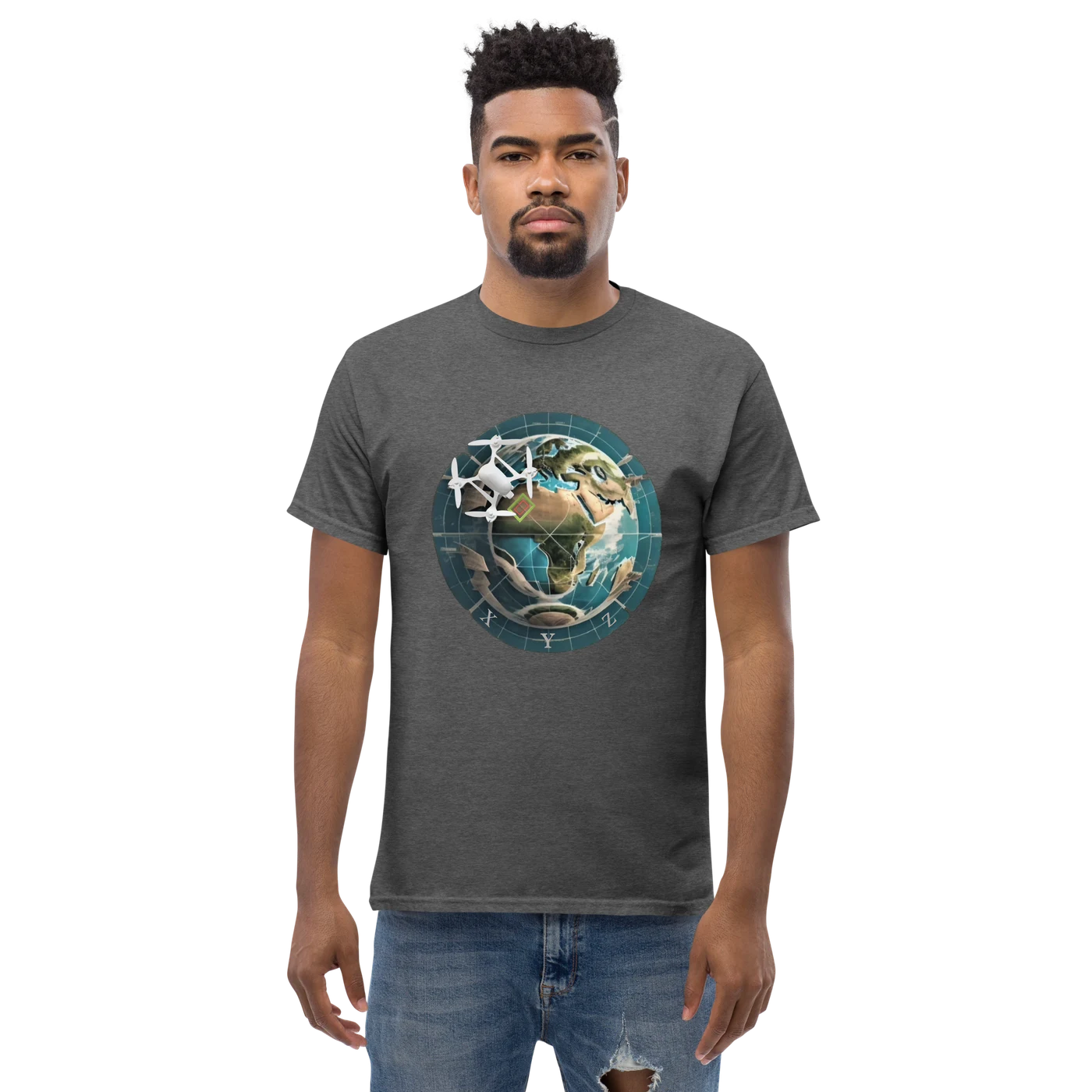 XYZ Surveyor Shirt in dark heather, front view — image 11 of 22