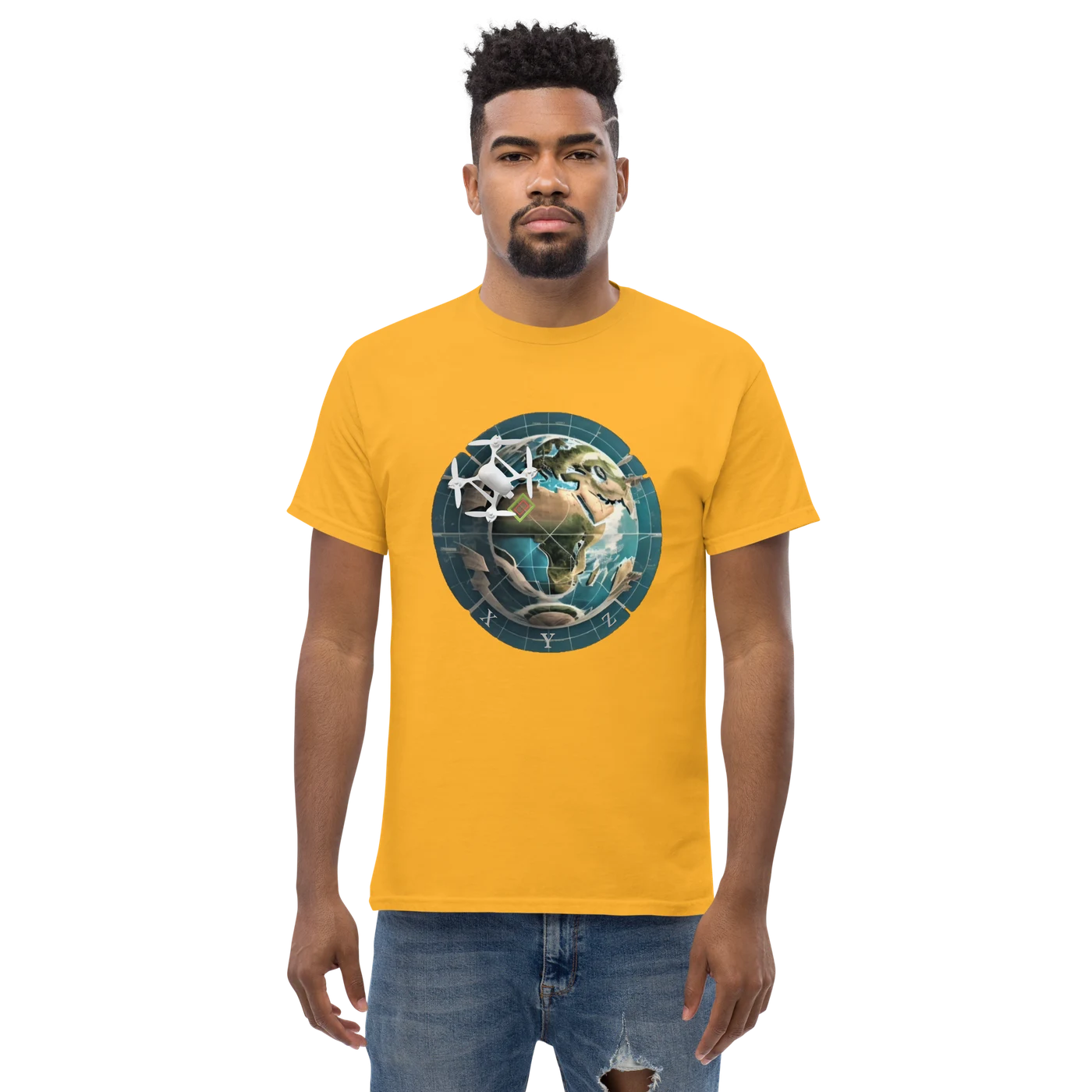 XYZ Surveyor Shirt in gold, front view — image 17 of 22