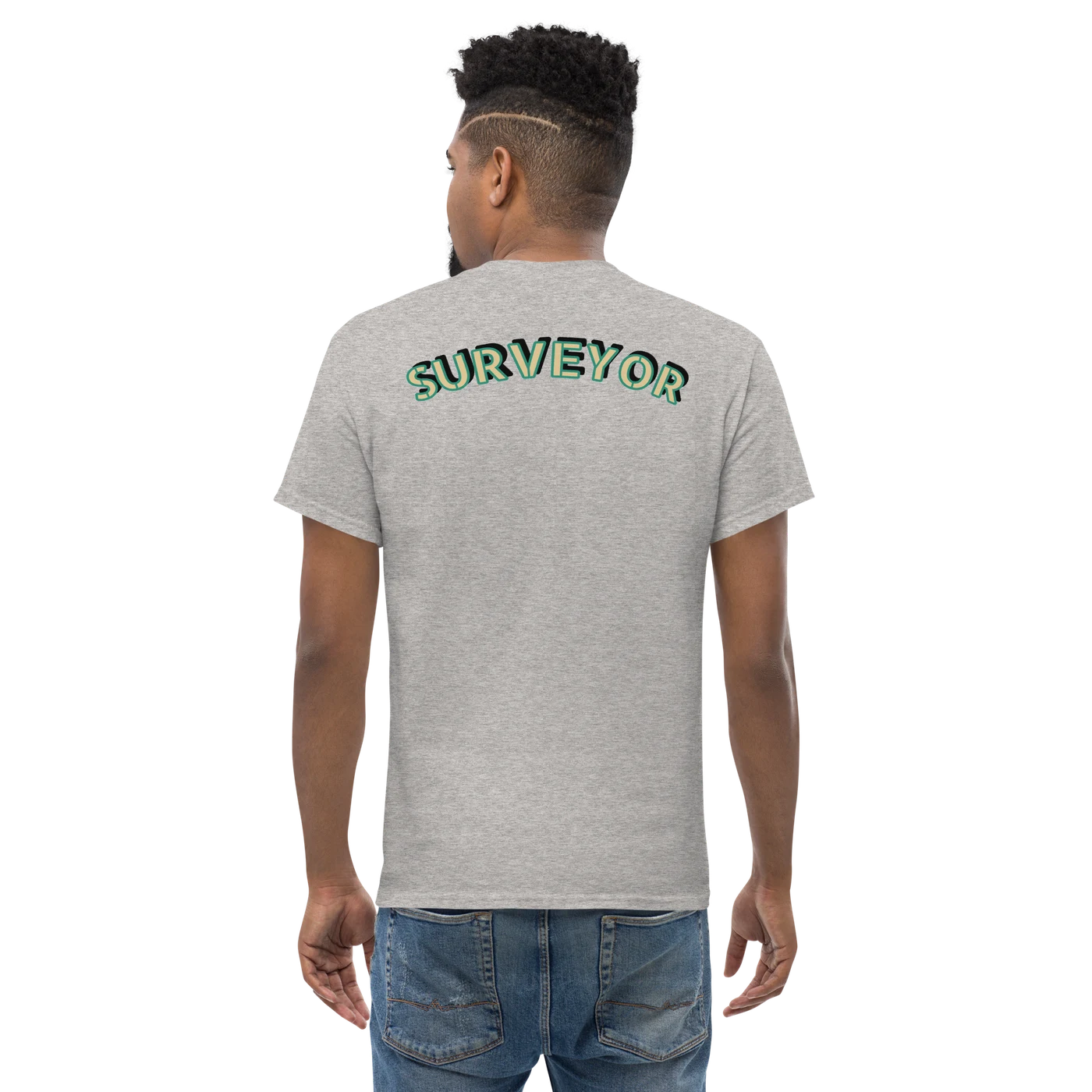 XYZ Surveyor Shirt in sport grey, back view — image 20 of 22