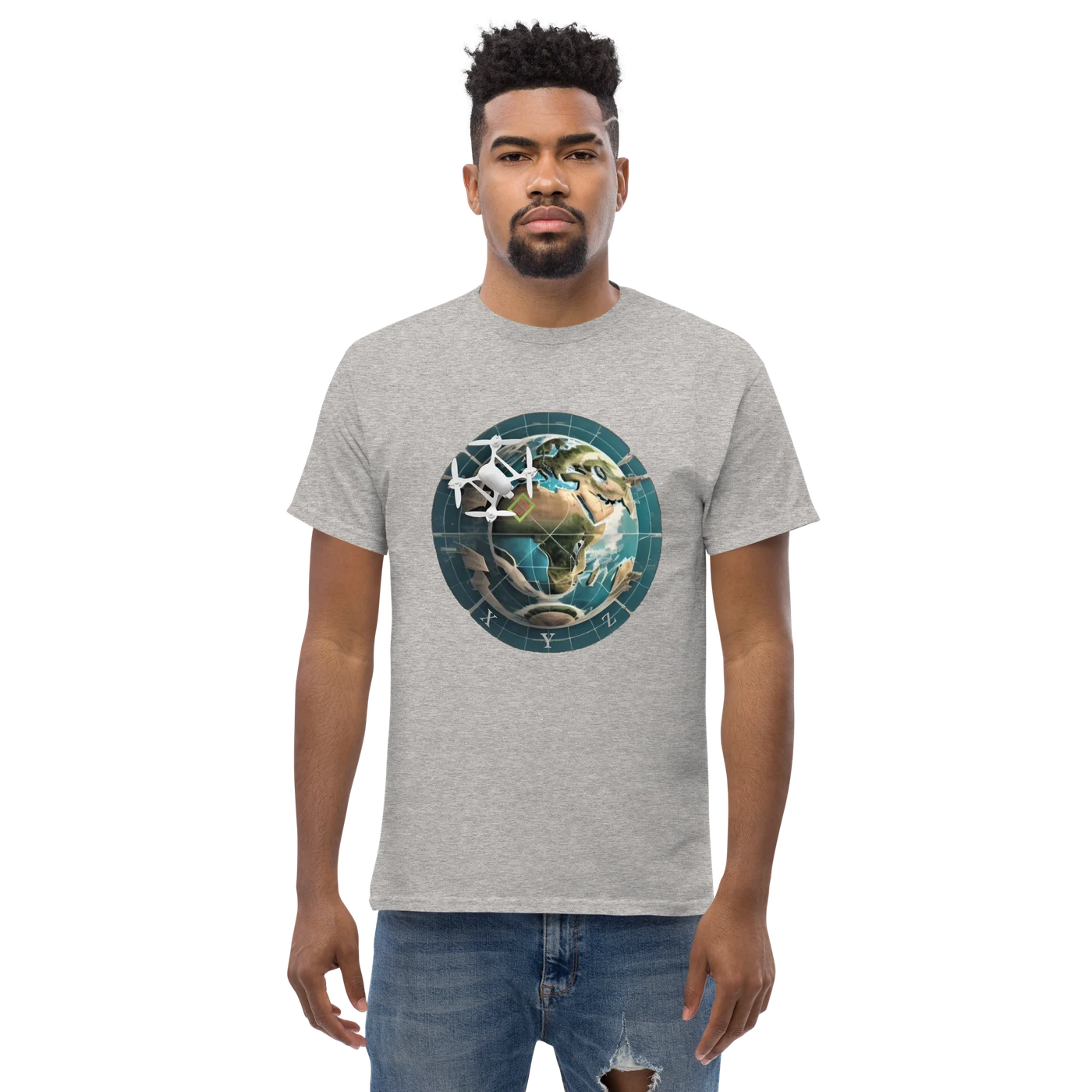 XYZ Surveyor Shirt in sport grey, front view — image 19 of 22