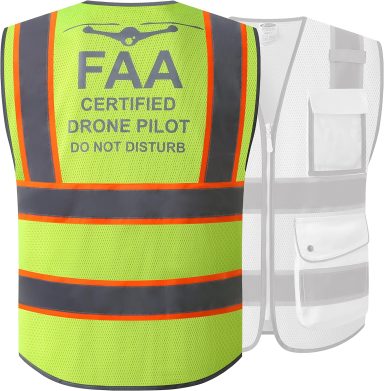 FAA Pilot Vest Back