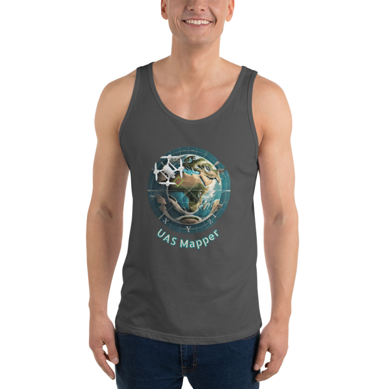 Revamp your wardrobe with our UAS Mapping Tank Top, featuring our iconic logo.